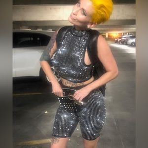 MOVING SALE MAKE OFFER Two piece sequin set